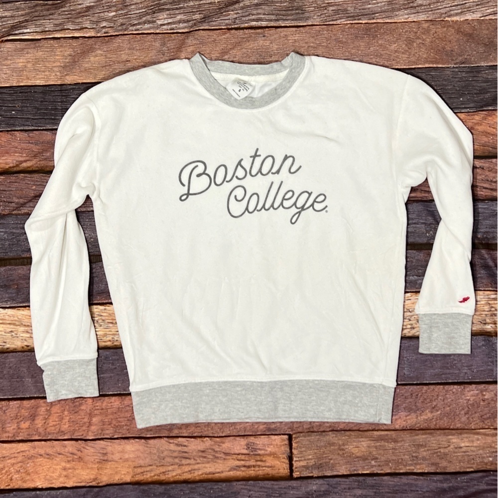 Boston College Eagles Womens League SOFT Crewneck Collegiate Sweatshirt